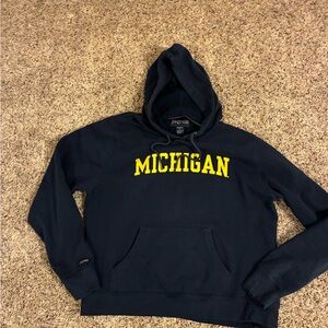 Jansport Navy Blue Michigan Hoodie Womens